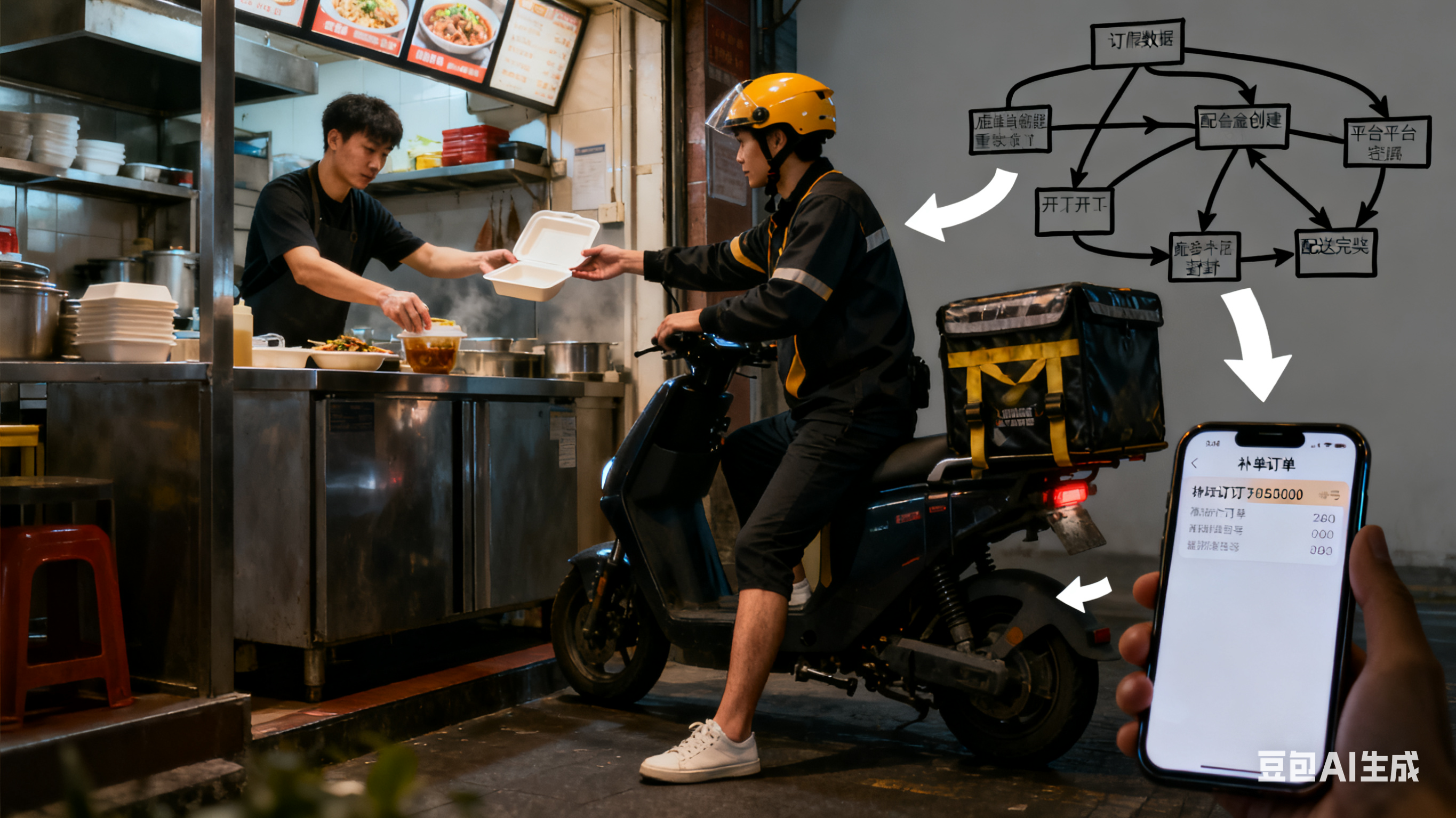 北京外卖补单团队【看图】:灰色地带里的数字泡沫制造者(图3) 北京外卖补单团队【看图】:灰色地带里的数字泡沫制造者(图3)
